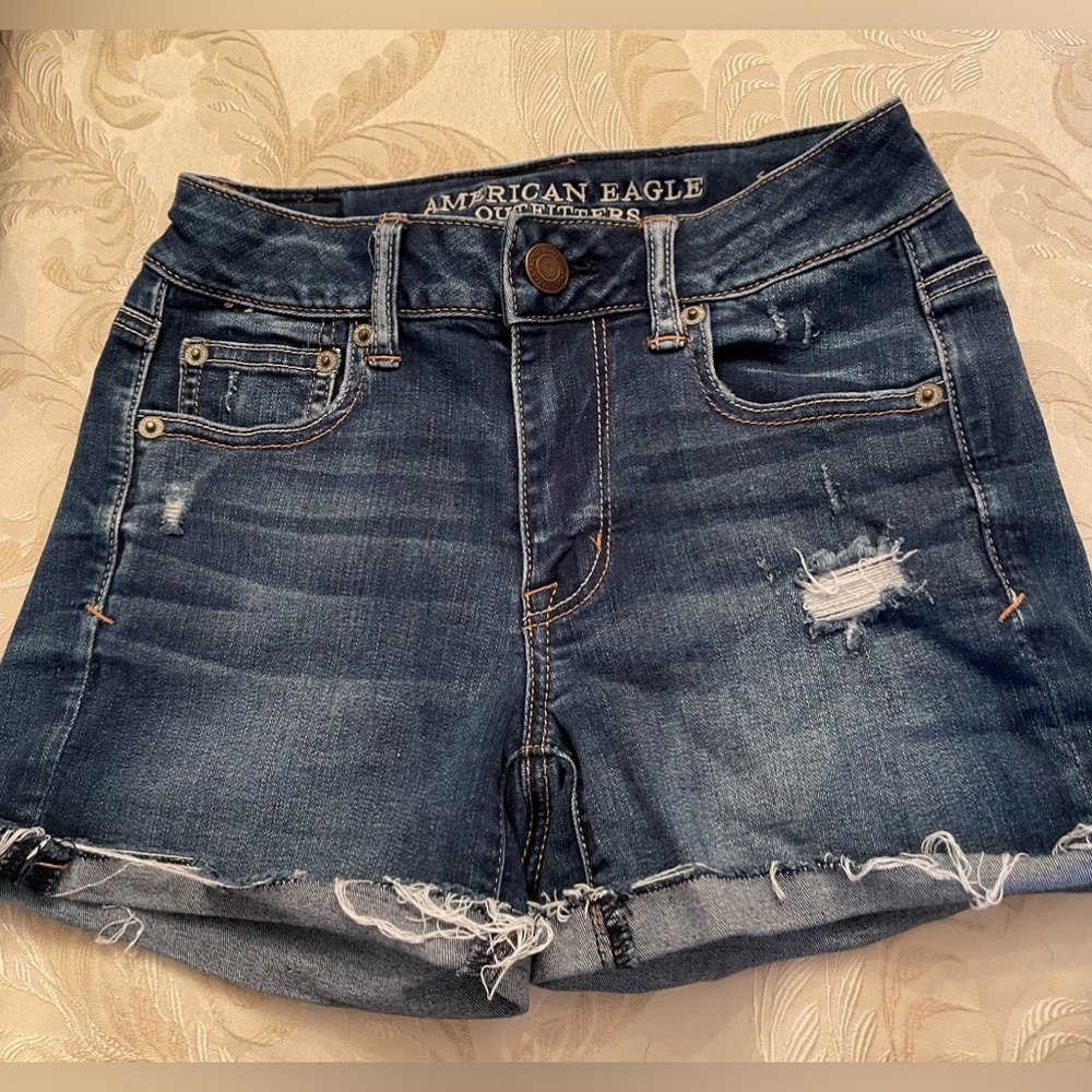 American Eagle jean shorts. Size 0
